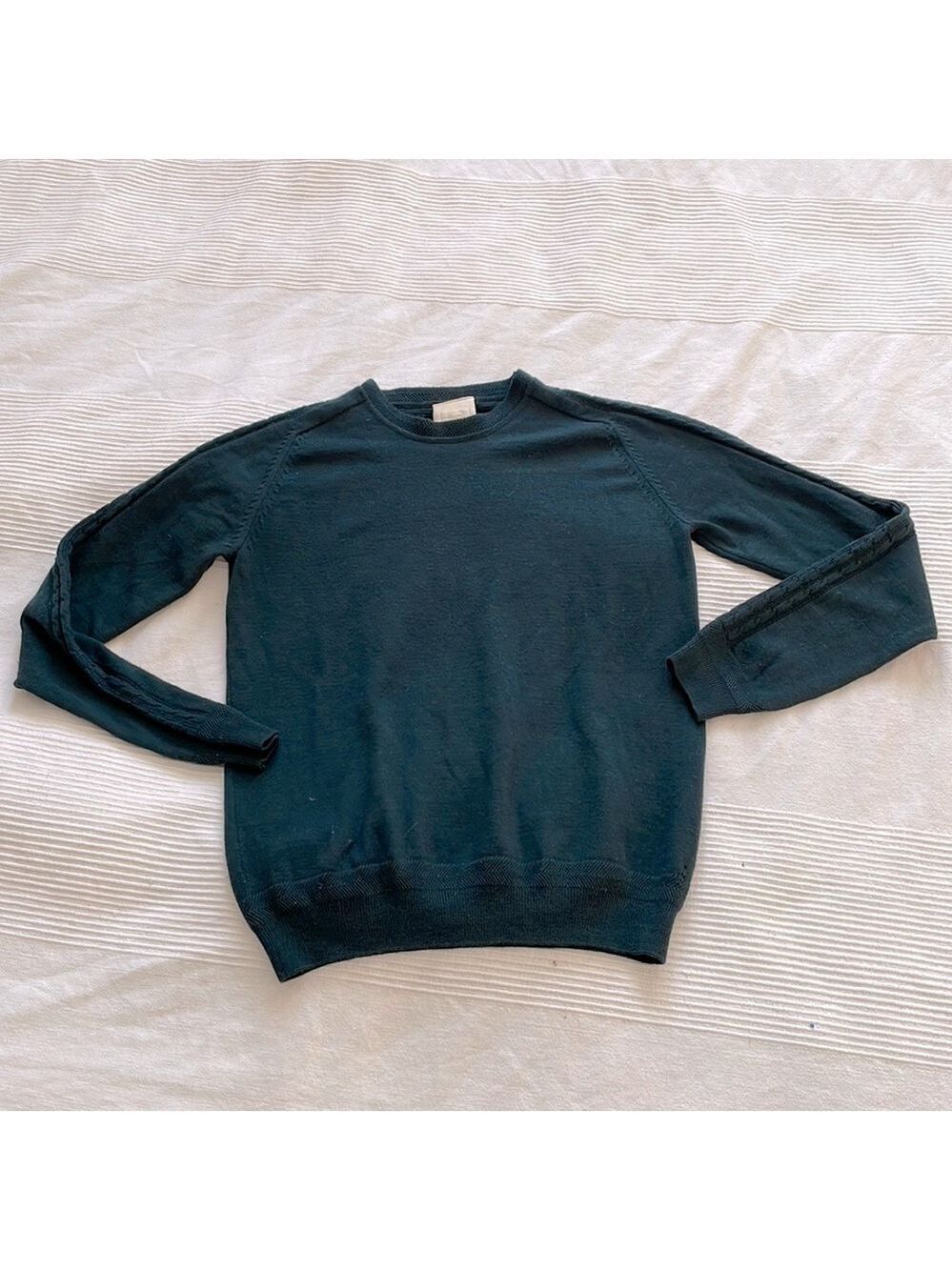 WOOYOUNGMI Deep Teal Wool Sweater SIze Small